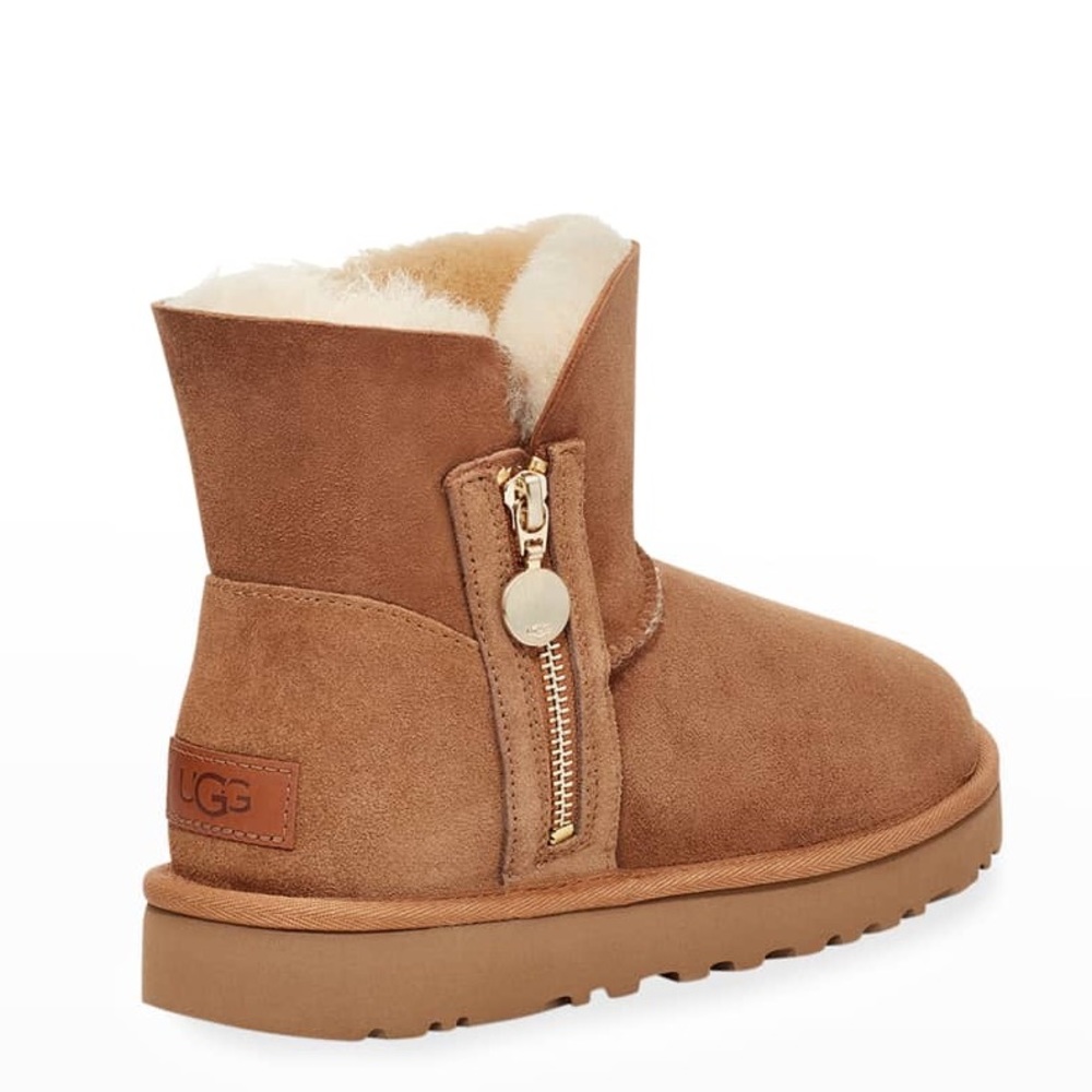 CLEARANCE!! NWT UGG Bailey Mini Zip Shearling Booties Sz8 & Sz9 - Picture 4 of 16